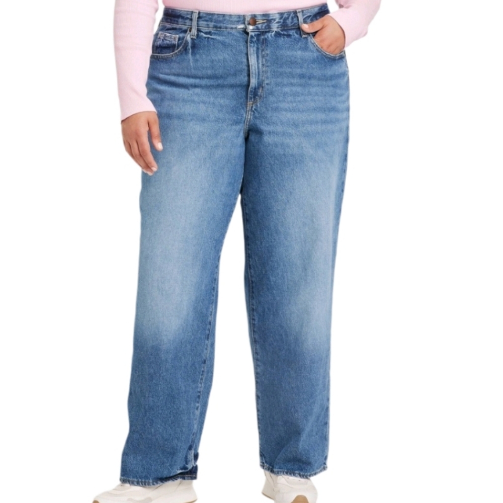 RELAXED HIP & THIGH 90'S BAGGY JEANS SZ 14 NWT - Picture 1 of 4